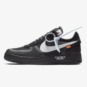 Nike Air Force 1 Low Off-White Black White - Imagen 2
