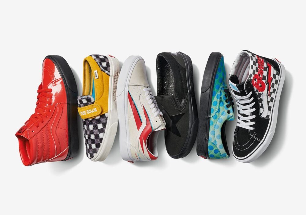La colección David Bowie x Vans se lanzará el 5 de abril 1 david bowie vans shoes release info