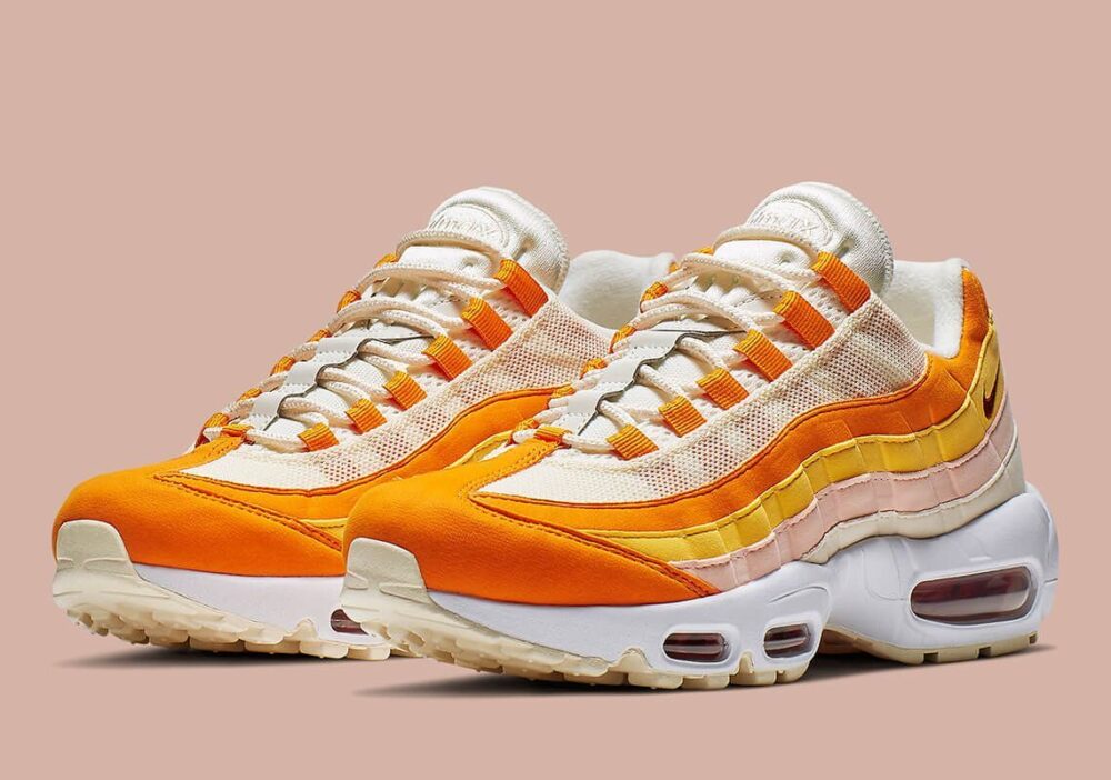 Nike Air Max 95 color marfil-naranja 1 nike air max 95 ivory orange 307960 114 6