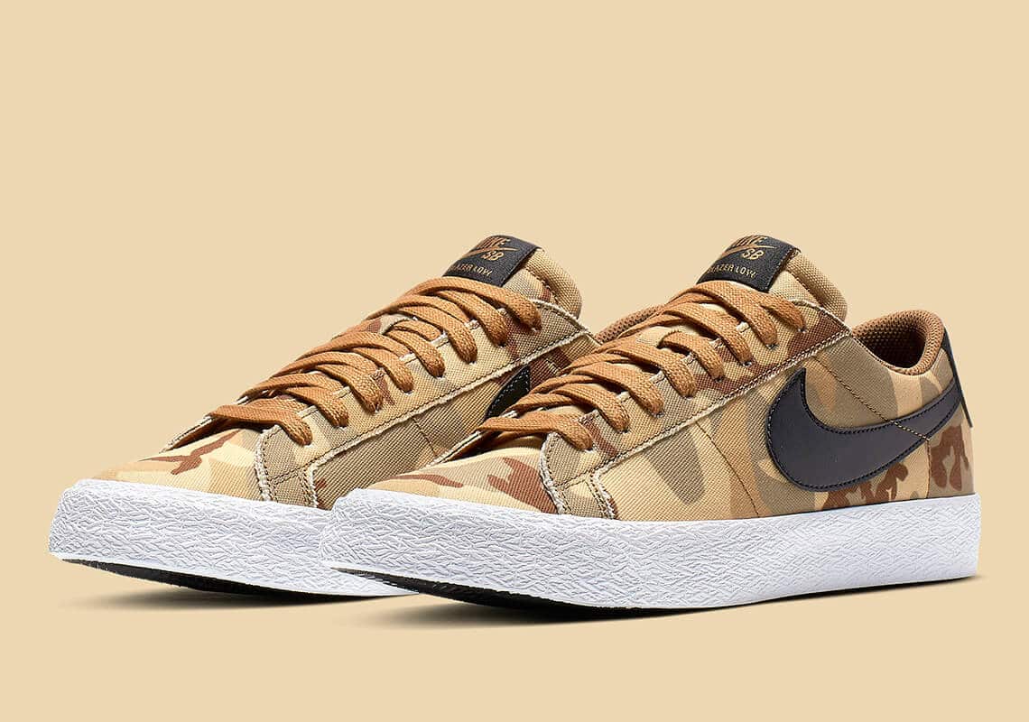 Nike SB Blazer Low "Brown Camo" se acerca pronto 1 nike blazer low brown camo 889053 200 3