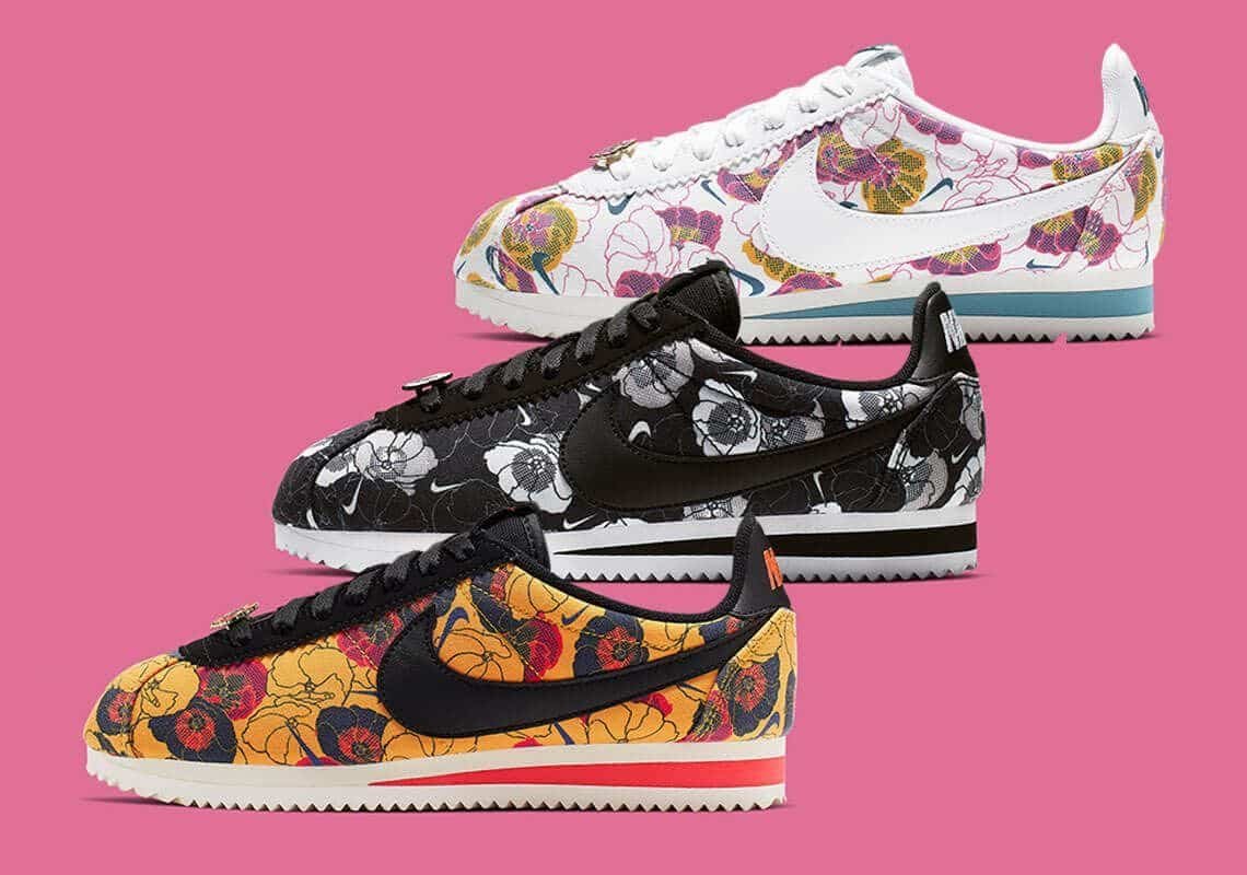 Nike Cortez Un paquete floral para mujeres está floreciendo pronto 1 nike cortez floral pack AV1338