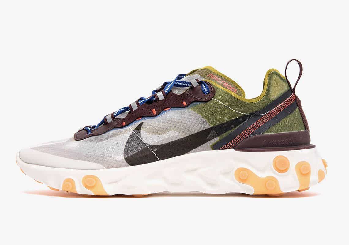 Lanzamientos de Nike React Element 87 "Moss" el 2 de mayo 1 nike react element 87 AQ1090 300 1 1