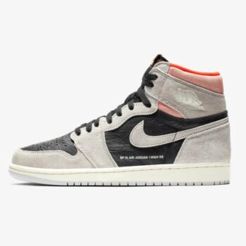 Air Jordan 1 Retro High Neutral Grey Hyper Crimson - Imagen 2