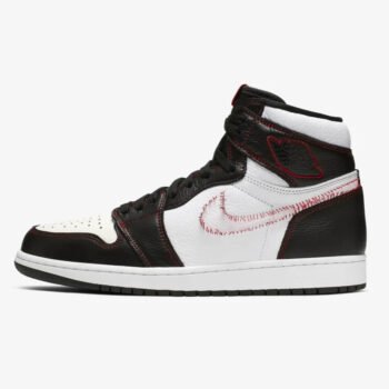 Air Jordan 1 Retro High Defiant White Black Gym Red - Imagen 2