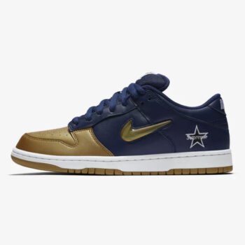 Nike SB Dunk Low Supreme Jewel Swoosh Gold - Imagen 2