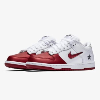 Nike SB Dunk Low Supreme Jewel Swoosh Red