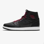 Air Jordan 1 Retro High Black Satin Gym Red - Imagen 2