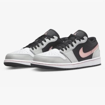 Air Jordan 1 Low Black Grey Pink
