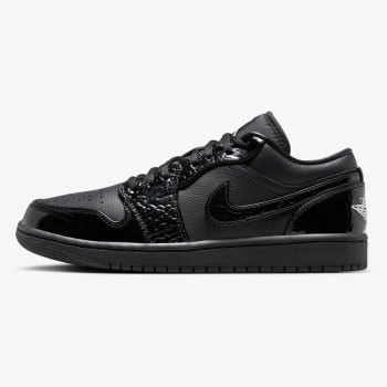 Air Jordan 1 Low Black Croc - Imagen 2