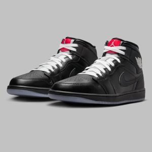Air Jordan 1 Mid Black Metallic