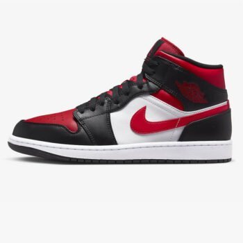 Air Jordan 1 Mid Bred Toe - Imagen 2