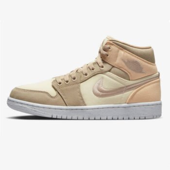 Air Jordan 1 Mid Canvas Khaki - Imagen 2