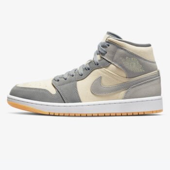 Air Jordan 1 Mid Coconut Milk Particle Grey - Imagen 2