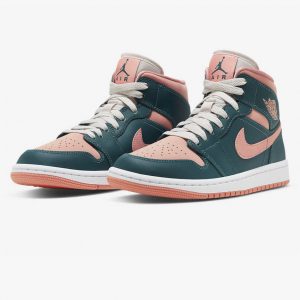 Air Jordan 1 Mid Dark Teal Green