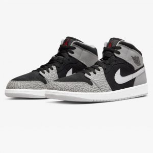 Air Jordan 1 Mid Elephant Print