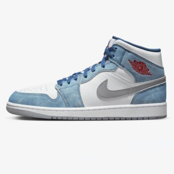 Air Jordan 1 Mid Dusty Blue Suede - Imagen 2