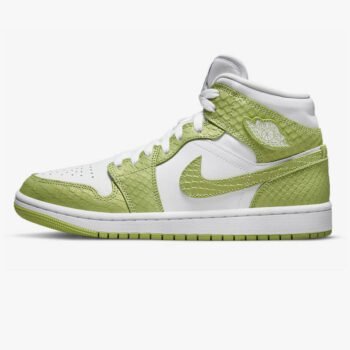 Air Jordan 1 Mid Green Python - Imagen 2