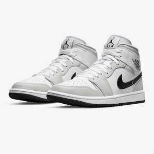 Air Jordan 1 Mid Grey Fog