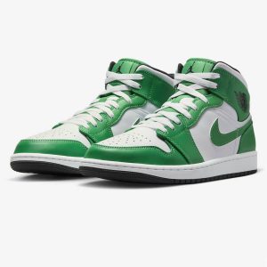 Air Jordan 1 Mid Lucky Green