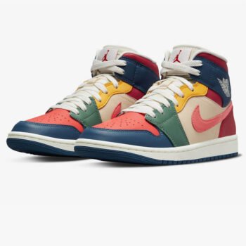 Air Jordan 1 Mid Multi Color 2022