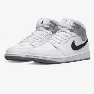 Air Jordan 1 Mid Paris White