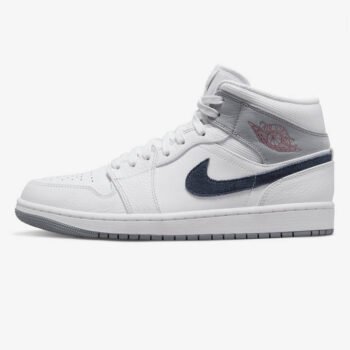 Air Jordan 1 Mid Paris White - Imagen 2