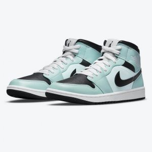 Air Jordan 1 Mid Aqua Blue Tint