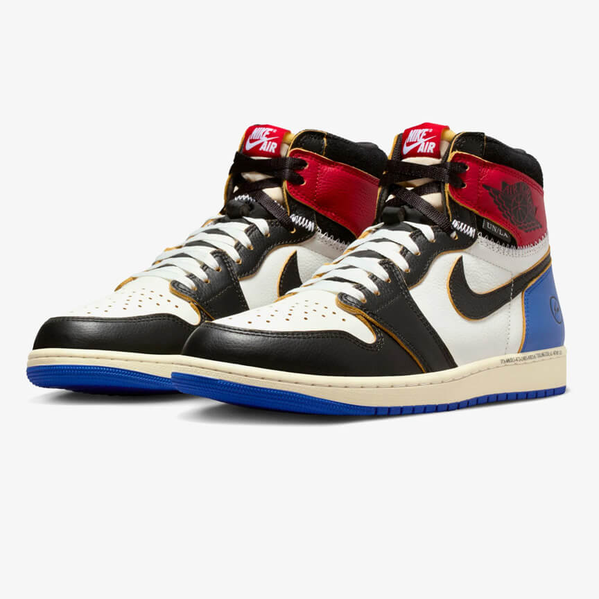 Air-Jordan-1-x-Union-x-Fragment-3 Jordan 1 Fragment X Union Varsity Red - Imagen 1