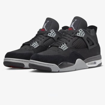 Air Jordan 4 Black Canvas