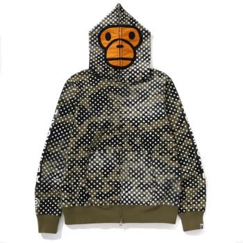Bape Milo Face Full Zip Hoodie