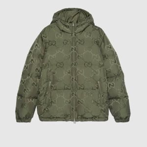 Gucci Jumbo GG canvas down jacket