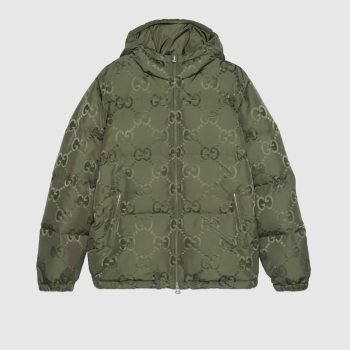Gucci Jumbo GG canvas down jacket