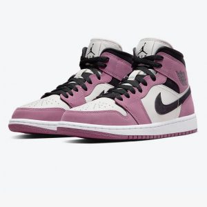 Air Jordan 1 Mid Berry Pink