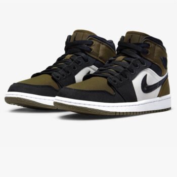 Air Jordan 1 Mid Olive Toe