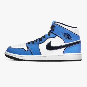 Air Jordan 1 Mid Signal Blue - Imagen 2