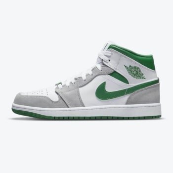 Air Jordan 1 Mid Grey Green - Imagen 2