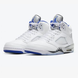 Air Jordan 5 Retro White Stealth