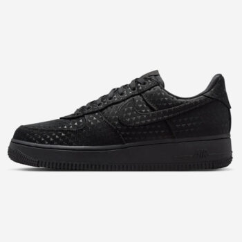 Nike Air Force 1 Low Valentines Day Triple Black - Imagen 2