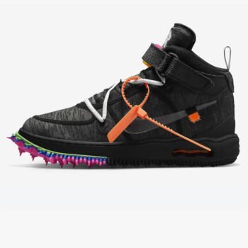 Nike Air Force 1 Mid Off-White Black - Imagen 2