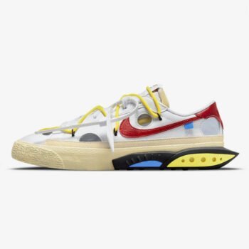 Nike Blazer Low Off-White University Red - Imagen 2