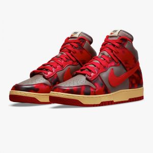 Nike Dunk High 1985 Red Acid Wash