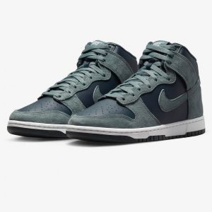 Nike Dunk High Teal Suede