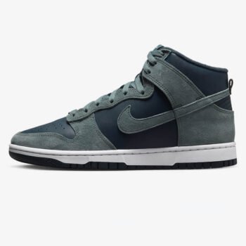 Nike Dunk High Teal Suede - Imagen 2