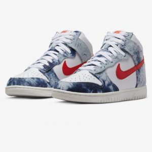 Nike Dunk High Washed Denim