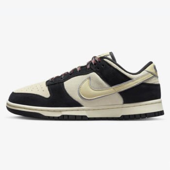 Nike Dunk Low Black Suede - Imagen 2