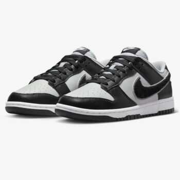 Nike Dunk Low Chenille Swoosh Black