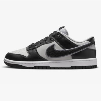 Nike Dunk Low Chenille Swoosh Black - Imagen 2