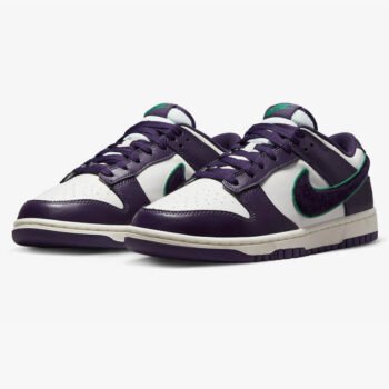 Nike Dunk Low Chenille Swoosh Purple
