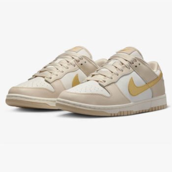 Nike Dunk Low Gold Swoosh