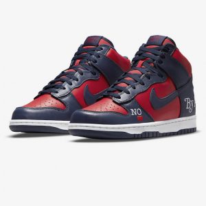 Nike SB Dunk High Supreme By Any Means Navy